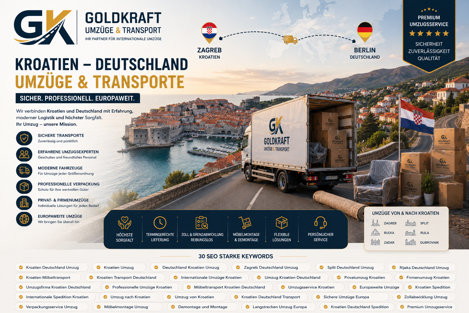 Slowenien Deutschland Umzug