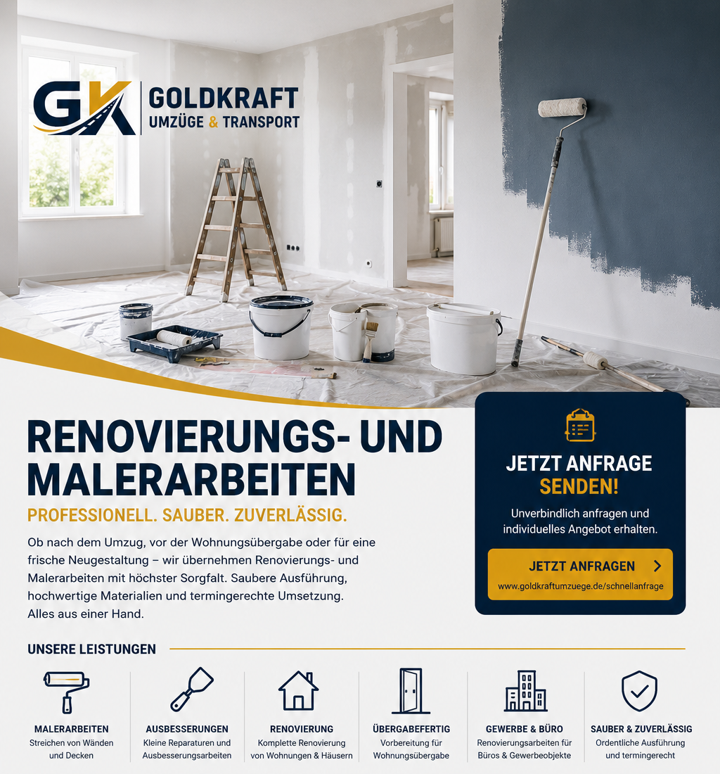 Renovierungs- und Malerarbeiten