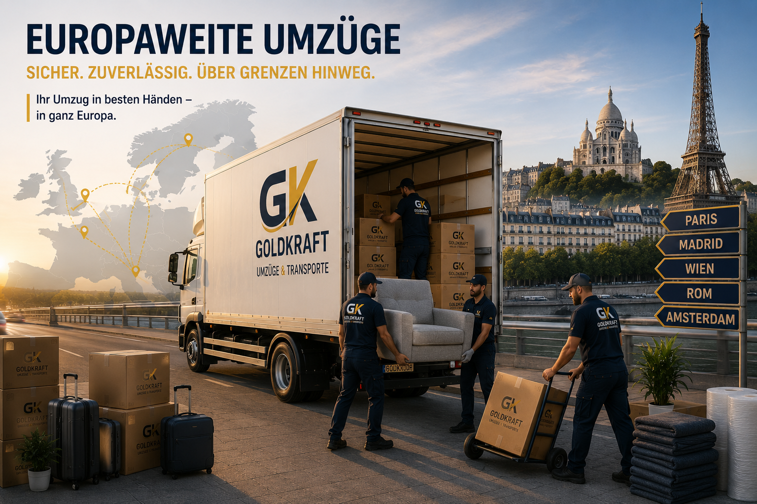 Europaweiter Umzug aus Berlin