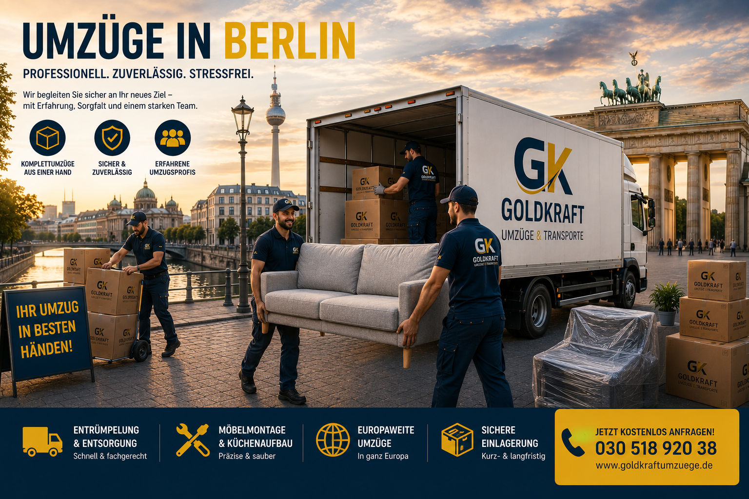 Professioneller Umzug Berlin