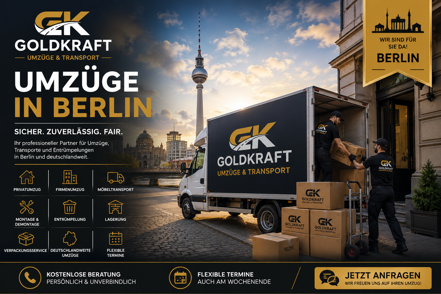 Berlin Umzug Goldkraft