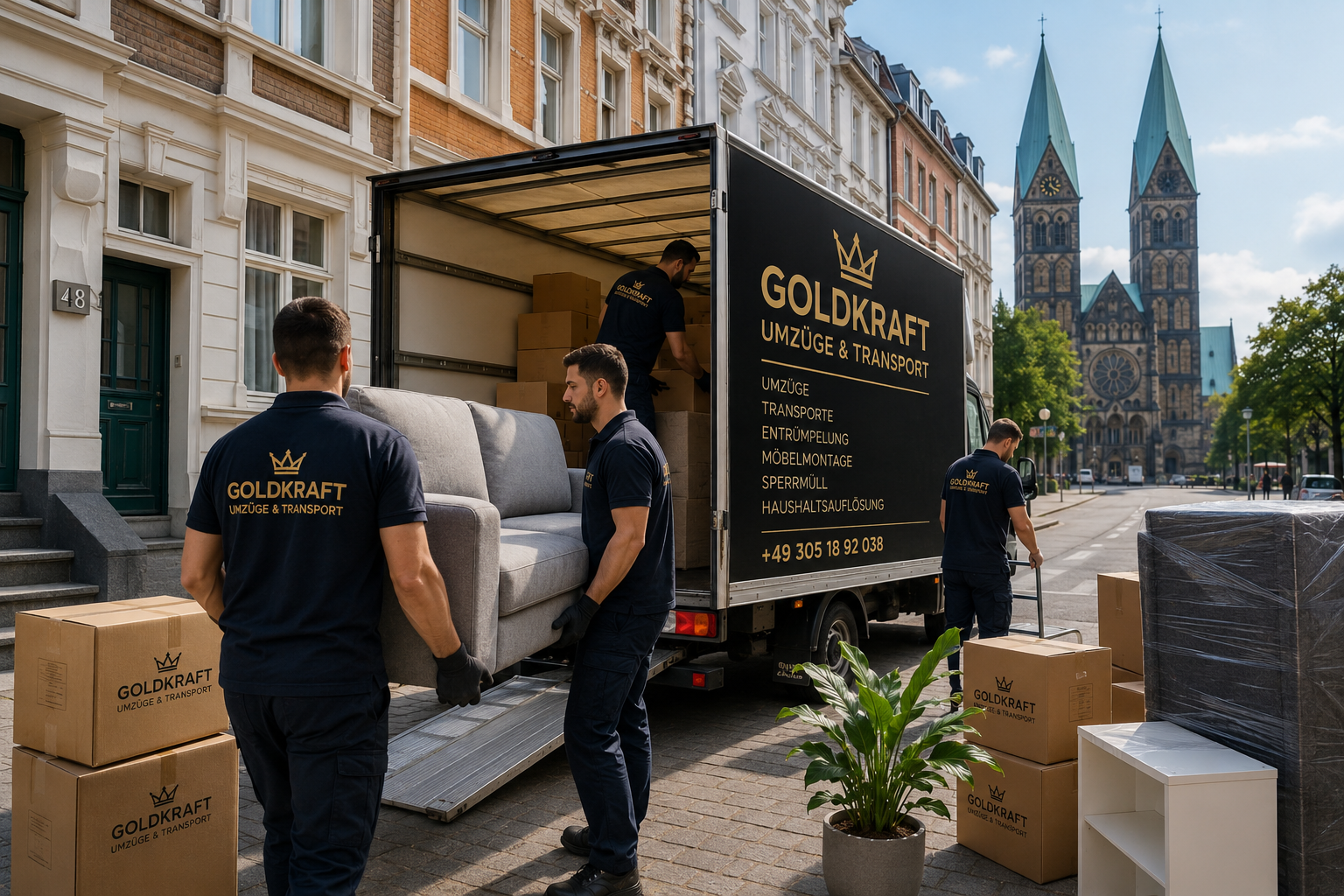 Umzug Bremen Goldkraft Umzüge Transport Entrümpelung