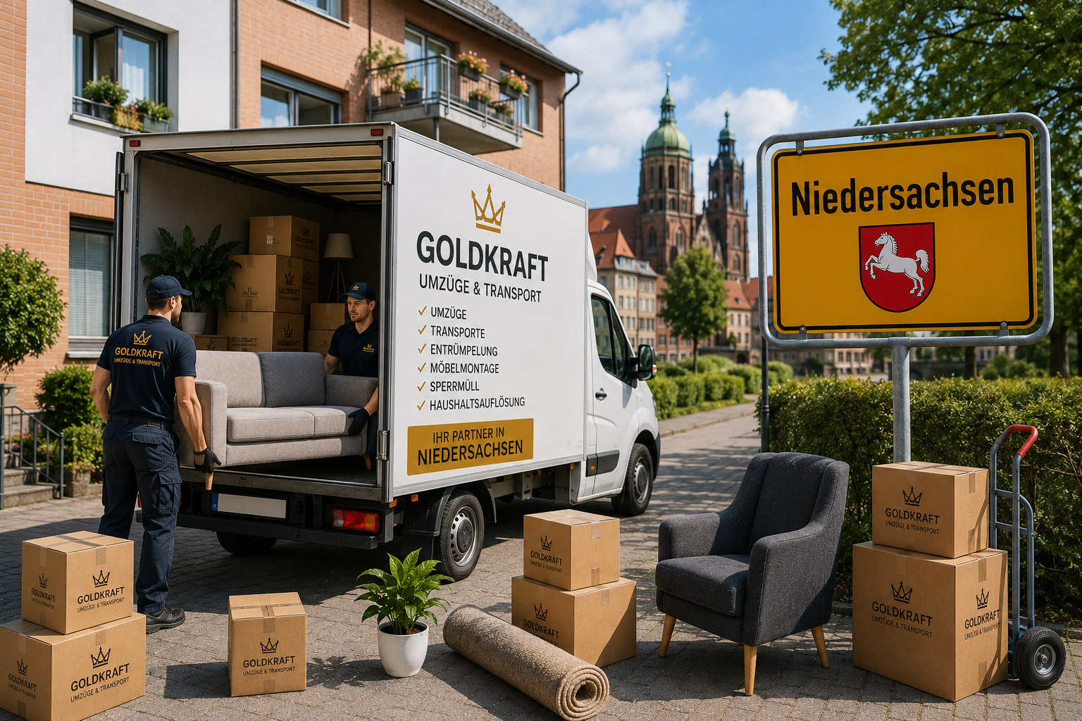 Umzug Niedersachsen Goldkraft Umzüge Transport Entrümpelung Möbeltransport
