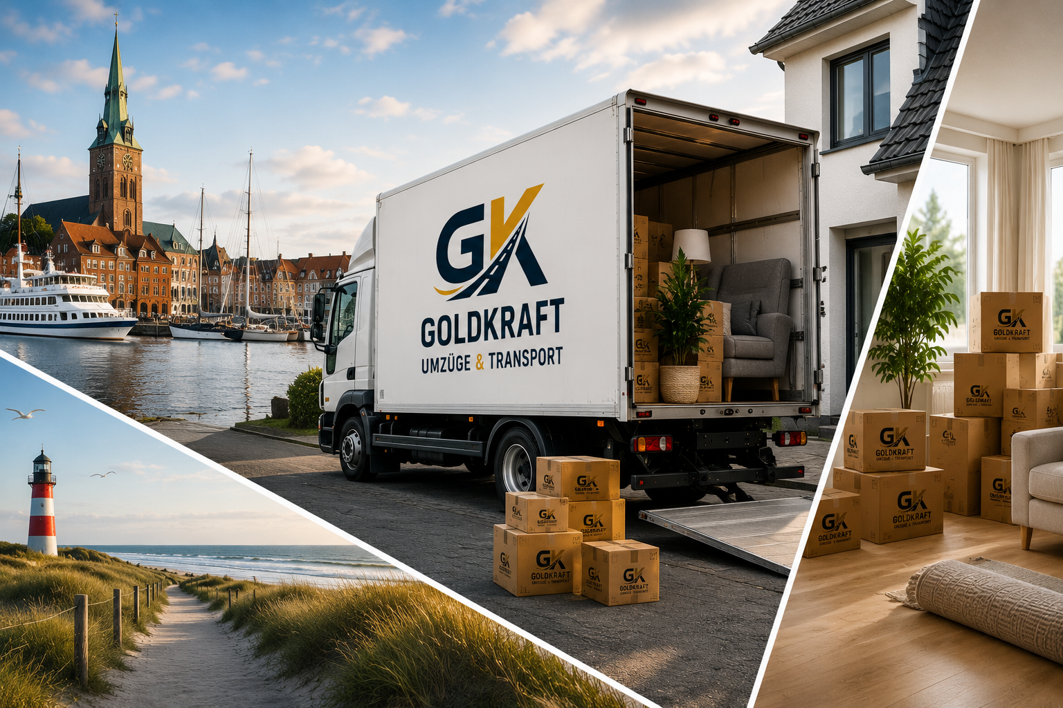 Umzug Schleswig-Holstein Goldkraft Umzüge Möbeltransport Entrümpelung